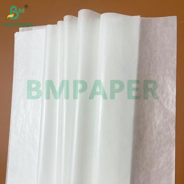 Oil-resistant 30grs 35grs White Wax Paper for Packing Sandwichs Hamburgers Papel blanco de cera resistente al aceite de 30 grs a 35 grs para embalaje de sándwiches hamburguesas
