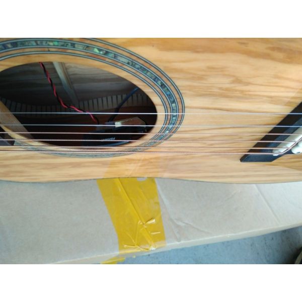 AAAA custom guitar all solid imported Olive wood Ryans style guitar customize handmade acoustic guitar