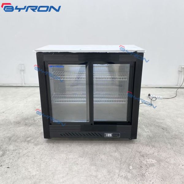 Customization Beverage Cooler Refrigerator Glass Door Beverage Cooler