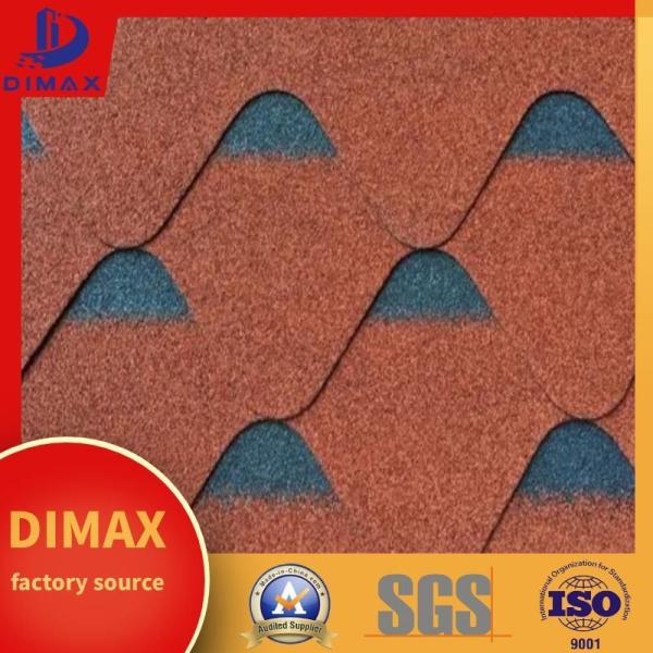 1000mm Fiberglass Asphalt Shingles Color Stone Coated Architectural Roof Tile