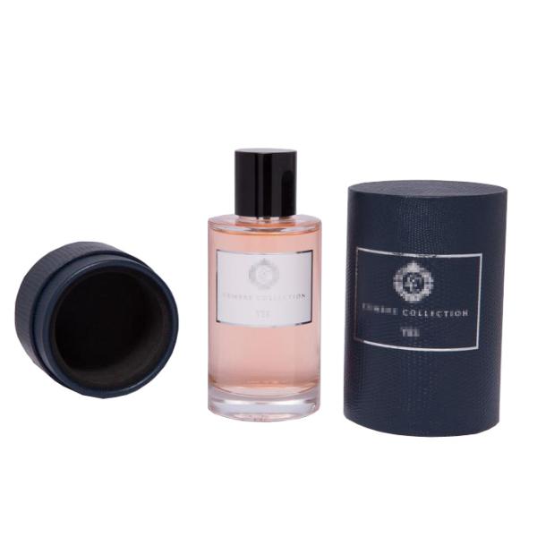 Black Paper Tube Packaging Custom Paper Packaging Boxes Perfume Bottle Gift Box