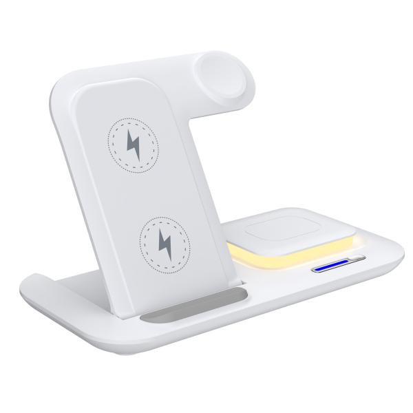 Compatible LED Foldable Wireless Charging Stand , Magnetic Charging Stand 15W