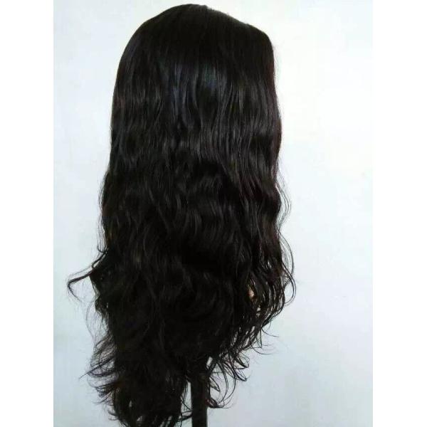 16 Inches Single Knots Lace Front Eueopan Virgin Hair Jewish Wigs Natural Hairline