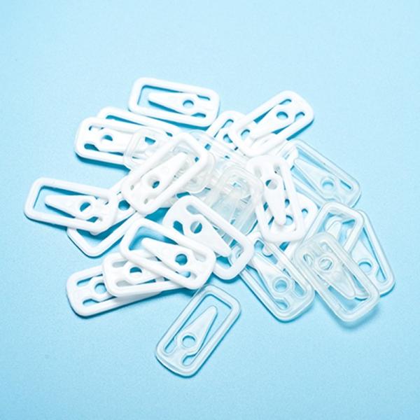Clear Small Square Plastic Cloth Shirt Clips