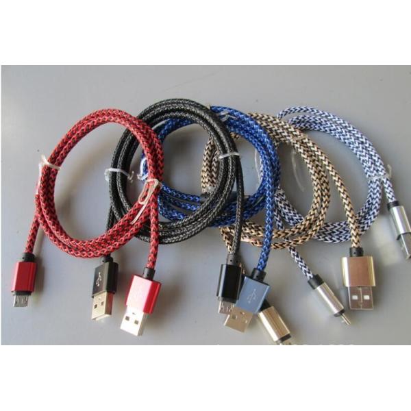 High Speed Charge Adapter Charger Magnetic Usb Cable , Blue Silver Red Gold