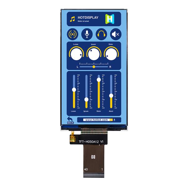 5.0" 480x854 TFT LCD Display Module With ST7701S Controller