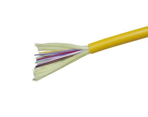 FTTH Indoor 12 core fiber optic cable OM3 / optical fiber distribution cable
