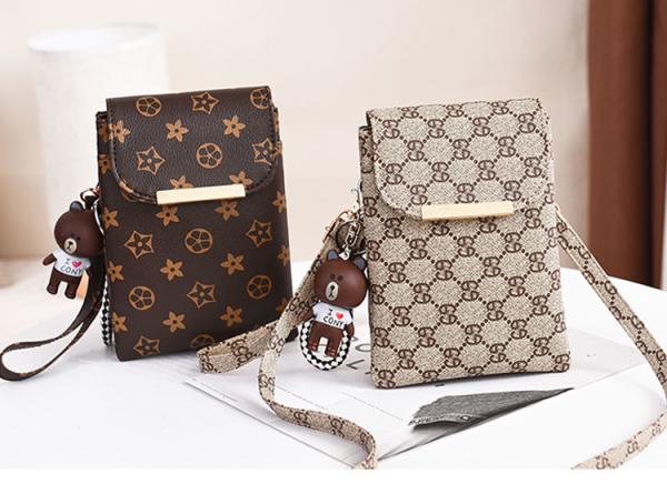 2019 versatile vertical large-screen mobile phone bag for women