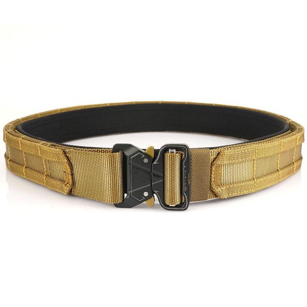 1.7 Inch Quick Release Zinc Alloy Buckle Tactical Belt Military Tactical Duty Battle Belt