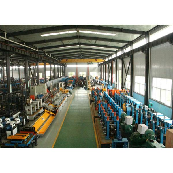 50Hz Tube Mill Machine for Carbon Steel Pipes 21-63mm Diameter