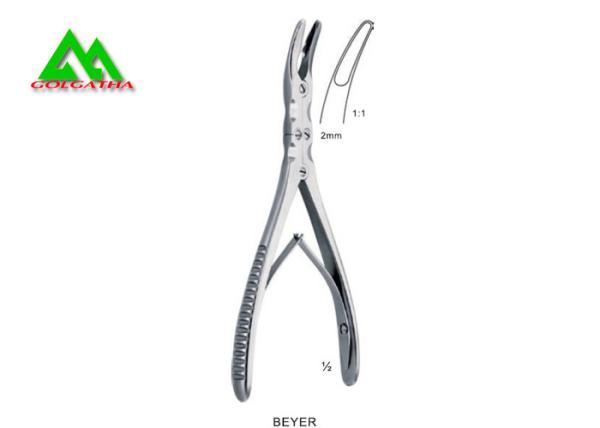 Stainless Steel Orthopedic Surgical Instruments Bone Rongeur Forceps Double Action