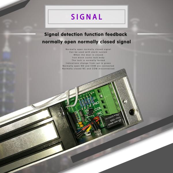 Чистая медная дверь катушки DC24V 600Lbs электрическая магнитная безопасная