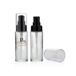 garrafa de óleo essencial cosmética líquida de vidro F074 da loção da garrafa da fundação do recipiente 30ml