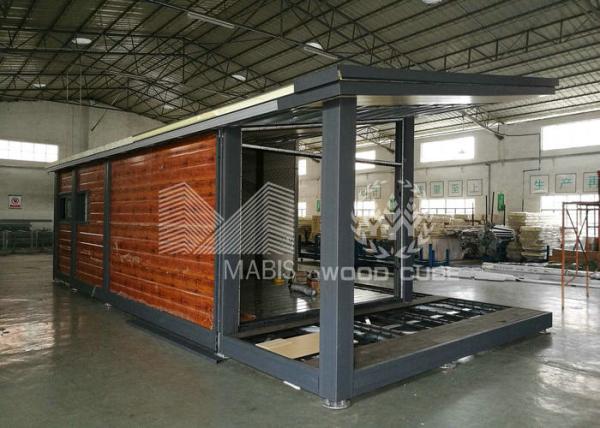 Avó moderna lisa, 1 projeto modular da casa pré-fabricada do estilo da parte alta dos planos da avó do quarto
