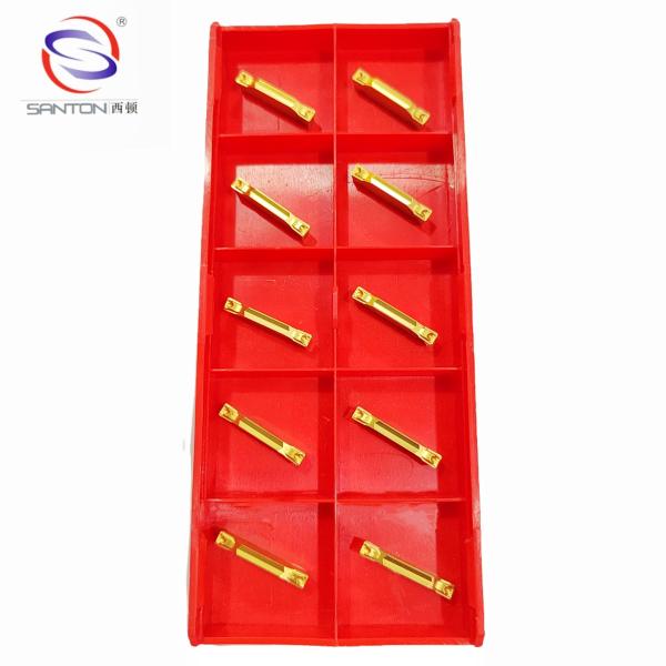 Alternative Sandvik Le broyage à double tête en fente du carbure de tungstène Les inserts tournent les inserts d'outils de découpe CNC métalliques
