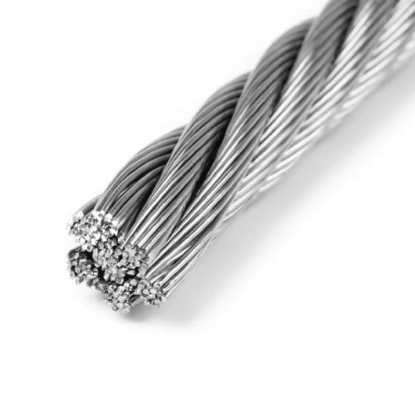 1000fts Length High Strength 304 316 Stainless Steel Wire Rope Steel Cable Grade Carton Steel