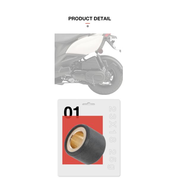 Customized 25g Pulley Beads Scooter 23*18 Weight Roller Set for CH-250 Sample Accepted