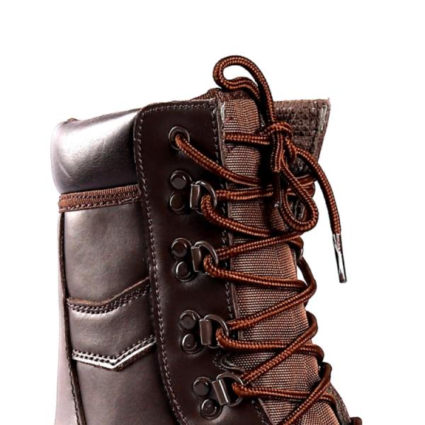 Обувь Shengjie Ботинки Шнурки Закрытие Кожа Прочный высокорежущий рабочий материал Работа на земле Безопасность обуви