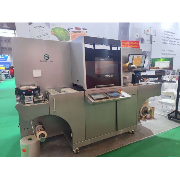 Digital Label UV Varnish Printing and Foil Stamping Machine
