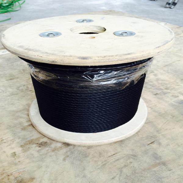 7×7 7x19 Black Anodized Cable for Entertainment Industry