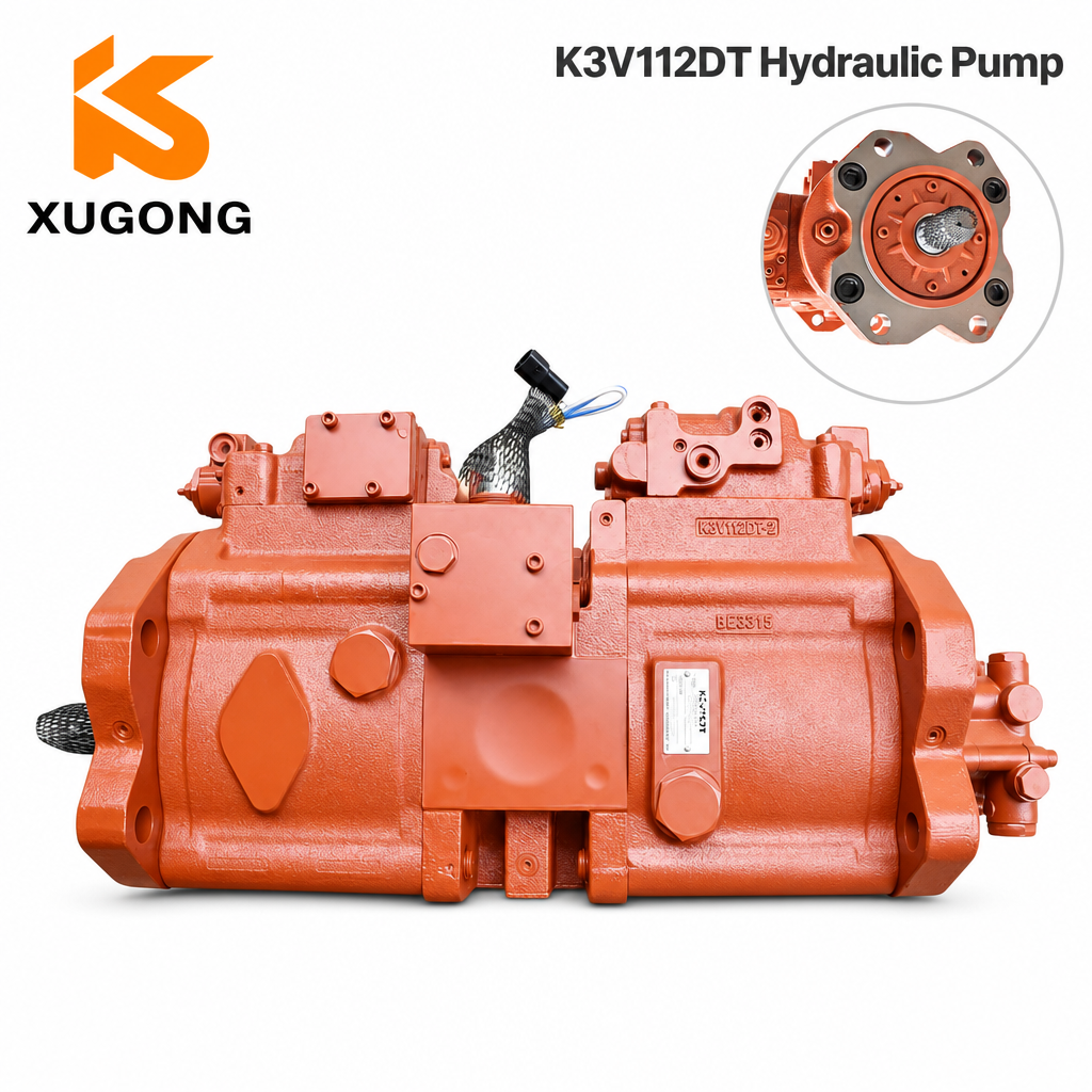 K3V112DT Kawasaki Excavator 20T-22T Universal Hydraulic Main Pump Complete Assy Factory Direct