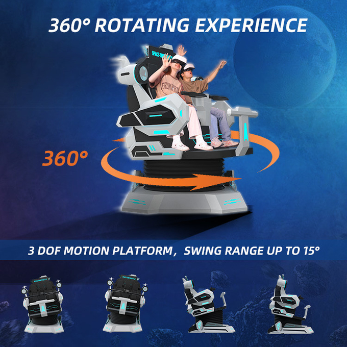 360 Vr Ротационный роликовый горки Fly 9d Симулятор кинотеатра Двухместные Игровые площадки