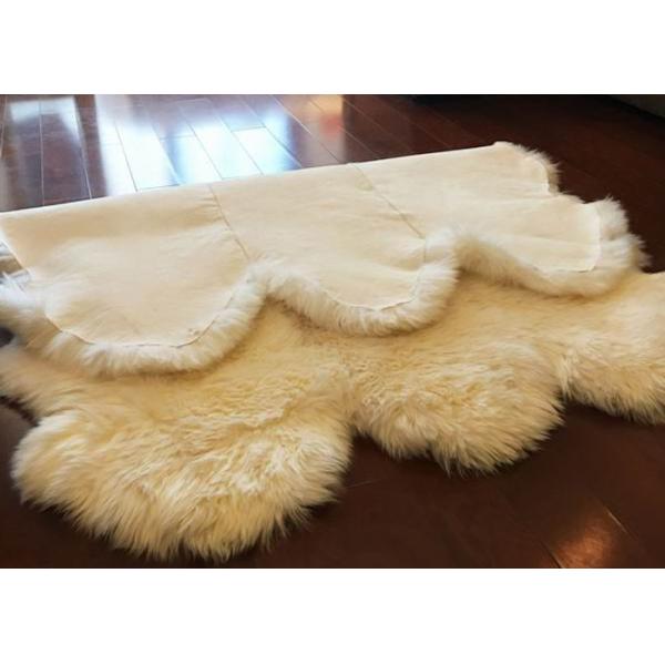 Шубнины белизны 6 меха 6П ковра зоны овчины реального половика овчины дополнительные большие мягкие