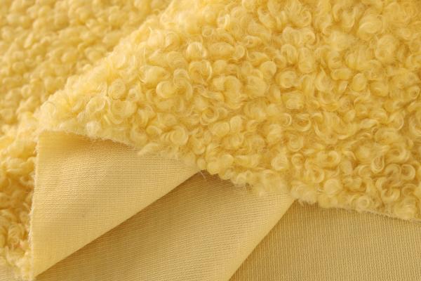 Recycled Soft 100  Polyester Knitted Whole Sherpa Fleece Curly Fleece Plush Fabrics for Clothing Home Blankets Shoes