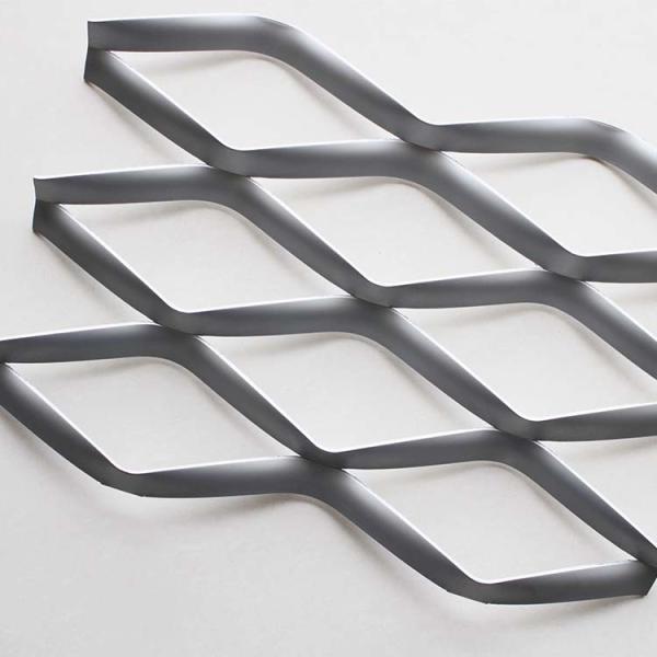 A5052 Anode Anodizing Expanded Aluminum Mesh For Building Cladding Facade