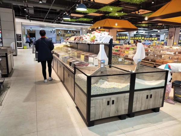 Light Duty Supermarket Fruit Stand Rack , Fruit Vegetable Shelf Powder Coating