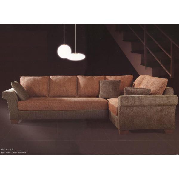 Hotel Living Room Pu Leather Sofa / Professional Modern 2 Seater Sofa