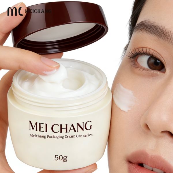 15G/20G/50G PETG High-Transparency Slant-Mouth Double-Layer Cream Jar(MC-P-534)