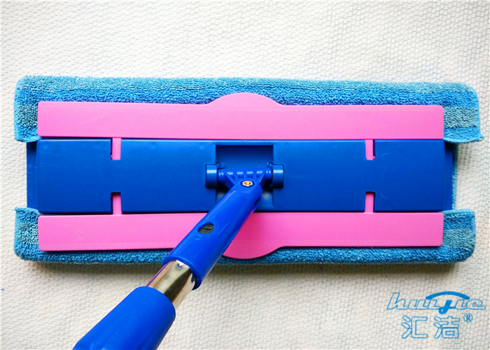 Складное многофункциональной пусковой площадки Mop полотенца Microfiber замены влажной голубое