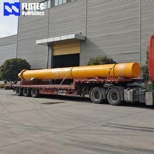 Bore760xRod380xStroke12000 Hydraulic Cylinder For Hydraulic Cold Draw Production Line