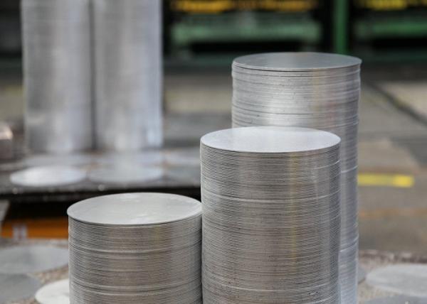 Coated Aluminum Circle Blanks , Cookware Pot Making Anodized Aluminum Discs