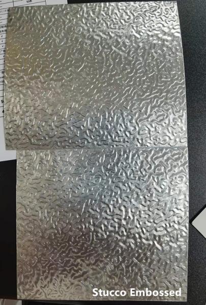 Patrón de arrugas Estringas de aluminio Preparado Bobina de aluminio preferido de aluminio 0.50 mm de espesor