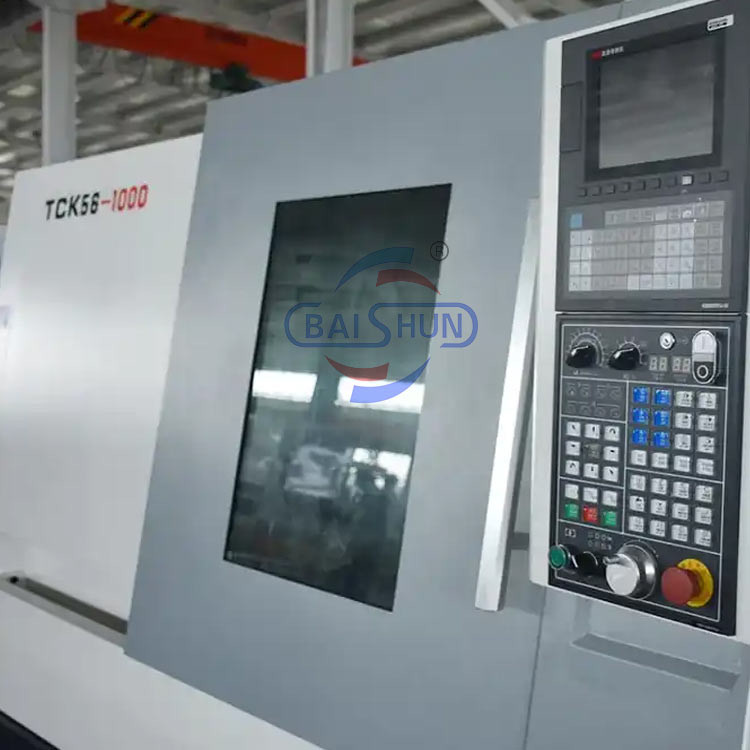 Металлическая поворотка наклонная кровать CNC токарного станка тяжелый наклон