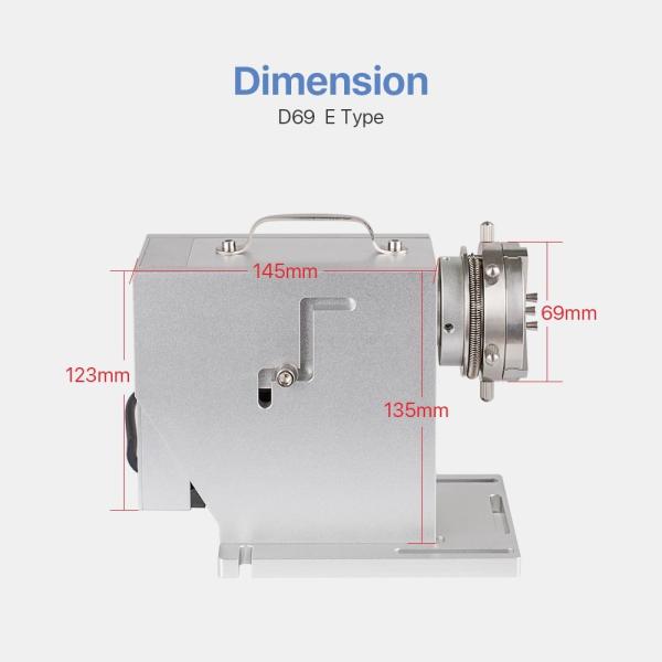 Stable CNC Rotational Axis With Drive , Laser Marking Machine Rotary Axis For CNC