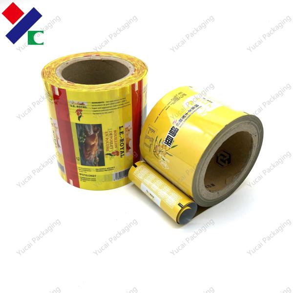 BOPP Pearl Printed Food Packaging Film Flexible Clear Plastic Protective
