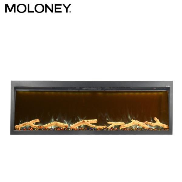 1000mm Electric Heating Different Flame Colors Freestanding Fireplace, Log Colors