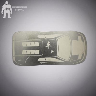 Cartão de crédito à moda feito sob encomenda relativo à promoção por atacado da prata do metal
