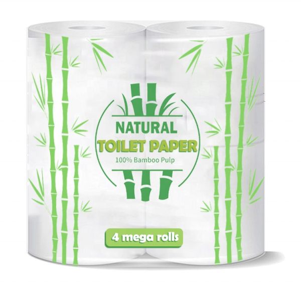 Wholesale 2ply 3ply Soft Bamboo Toilet Tissue Paper Roll Safe Tough Paper Roll Bamboo Toilet Tissue Roll