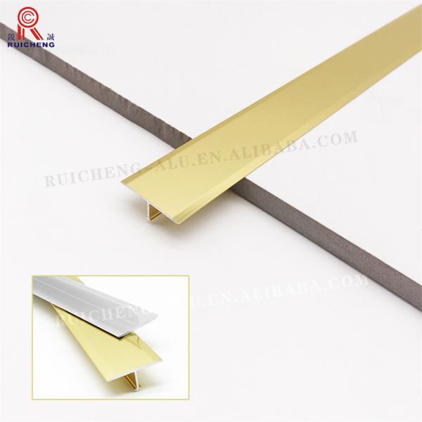 Building Material Aluminium Floor Transition Strip T Covering Edge Tile