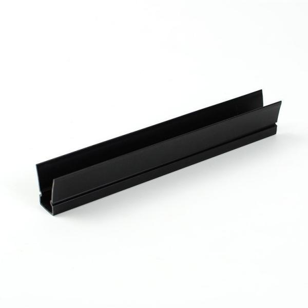 Soundproof Plastic Cover Strip Door Bottom Garage Door Weather Seal Black Profile Customized