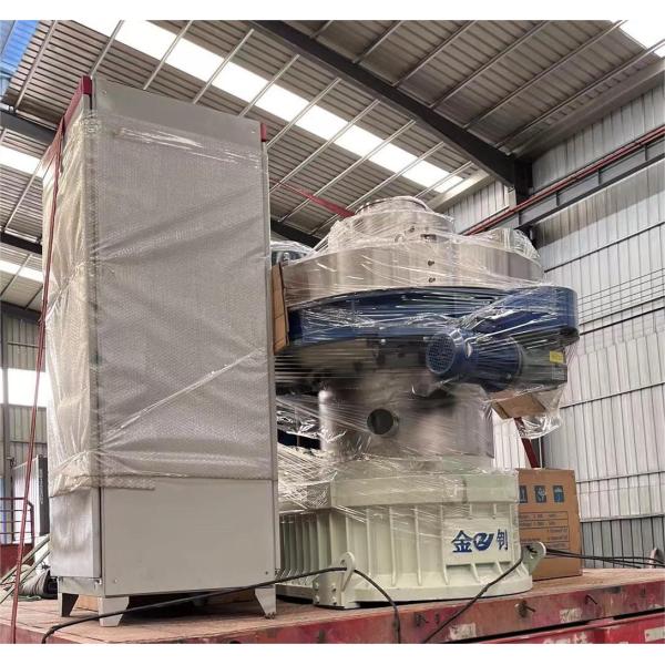 2000-2500kg/h Output Biomass Pellet Machine With Air Cooled Radiator To Cool Down Gear Oil