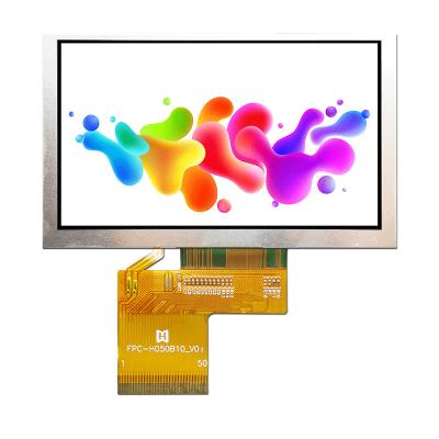 Affichage pratique de 5 pouces RVB TFT, affichage lisible TFT-H050B10SVISTKN50 de lumière du soleil d'IC ST7262