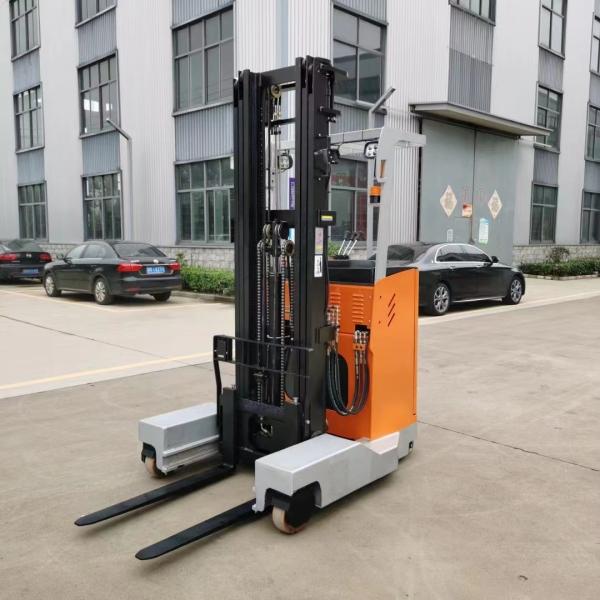 Stand On Electric Reach Trucks 1T 3m Large Capacity Battery Forkside Lift Forkliftlift
