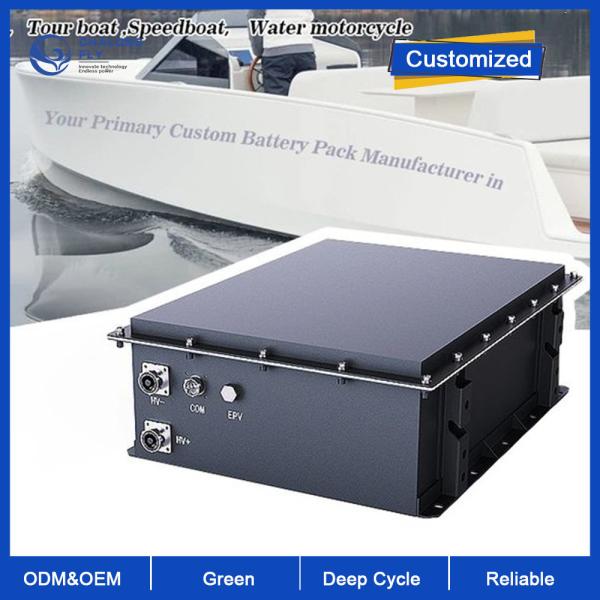 LiFePO4 Литийная батарея 96V 105Ah Литий-ионная морская батарея для бортовых моторов, бортовых моторов, электролодок, тендеров, яхт