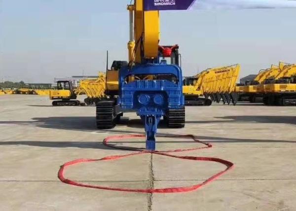 10m Sheet Pile Vibro Hammer , Hydraulic Pile Driving Hammer