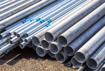 Tubo de aço galvanizado mergulhado quente brilhante preto GB 20mm do círculo de ERW